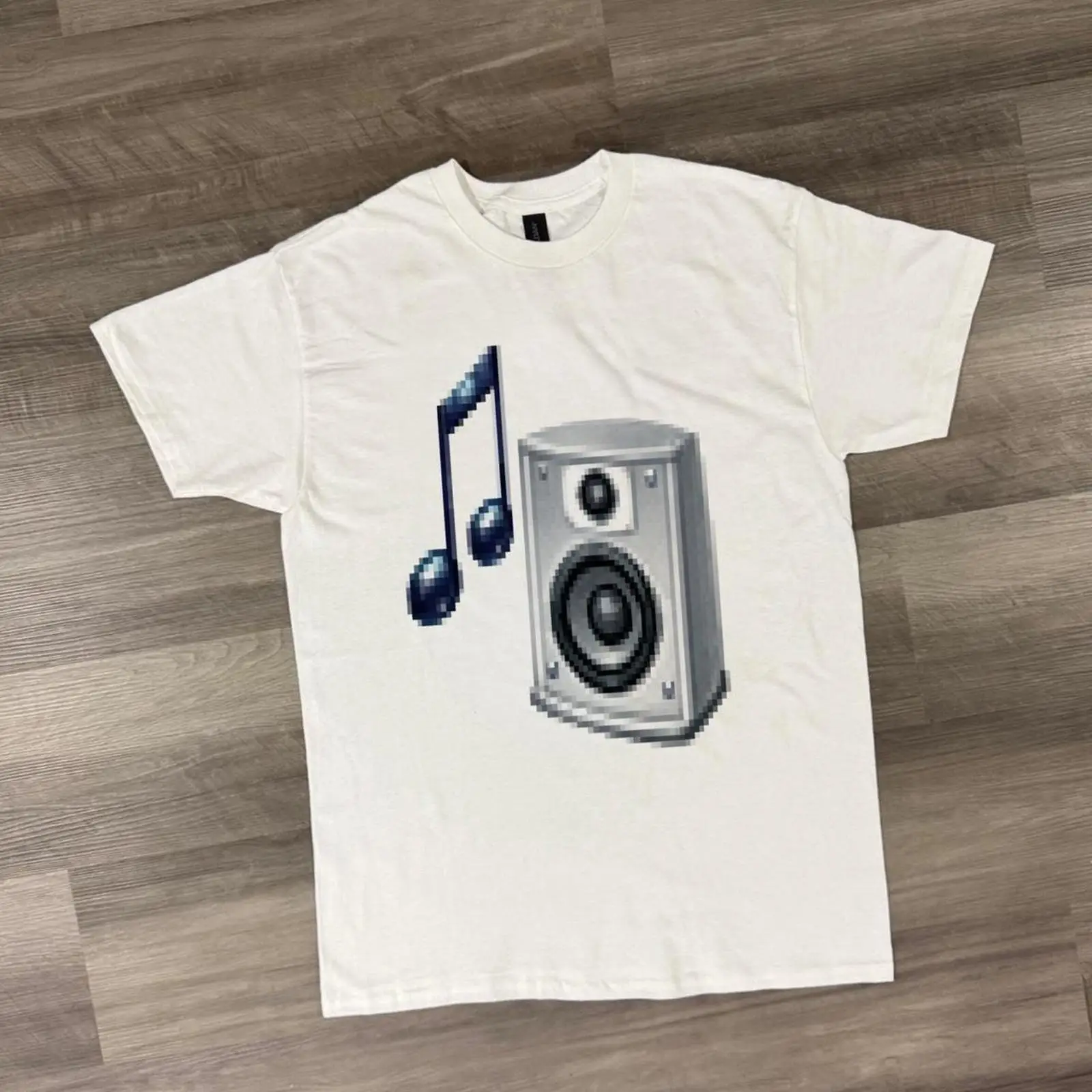 Audio Music Notes - Y2K Retro Piksel Sanatı Müzik Notası
