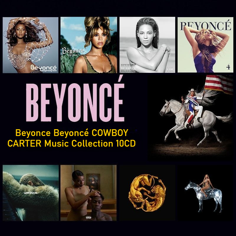 Audio Music Of - Beyonce 10CD Müzik Albüm Koleksiyonu, Sadece