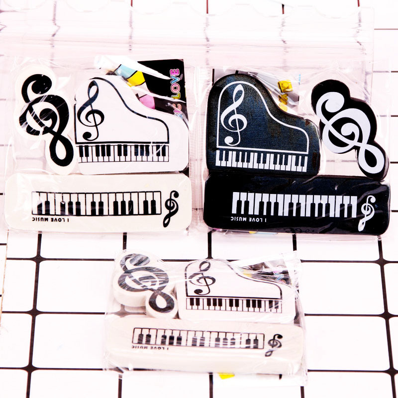 Audio Music Notes - 3 adet/takım yaratıcı müzikal piyano notlar