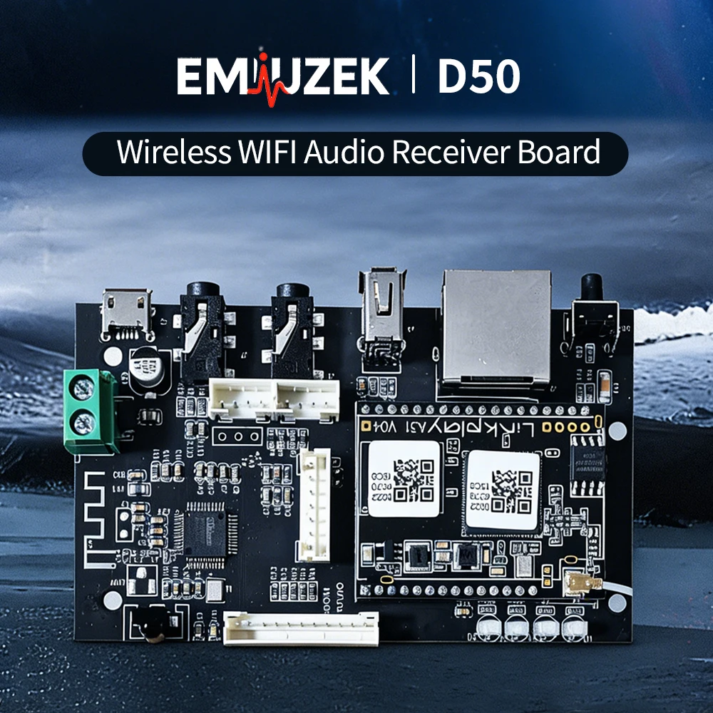 Audio Music By - EMIUZEK D50 Kablosuz Ses Alıcı Kurulu