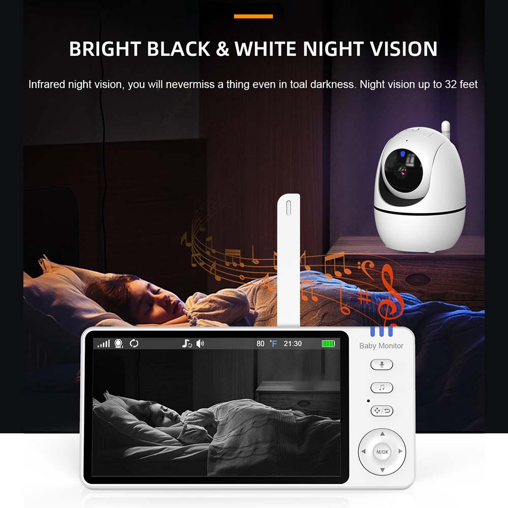 5 inç Video Bebek Monitörü, Ka - Audio Music Video incelemesi ve fiyatı
