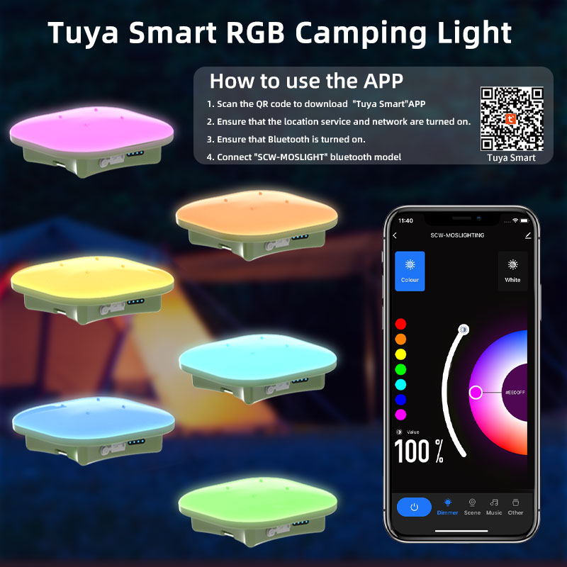 Tuya APP tarafından kamp fener - Audio Music By incelemesi ve fiyatı