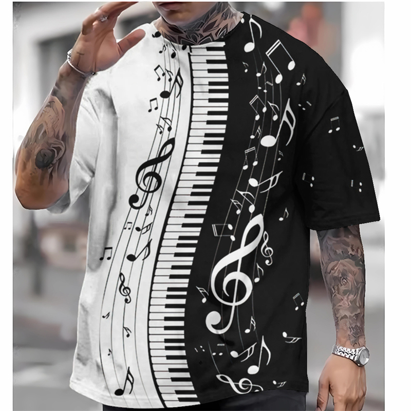 Moda Piyano Tuşları Grafik T-s - Audio Music Notes incelemesi ve fiyatı