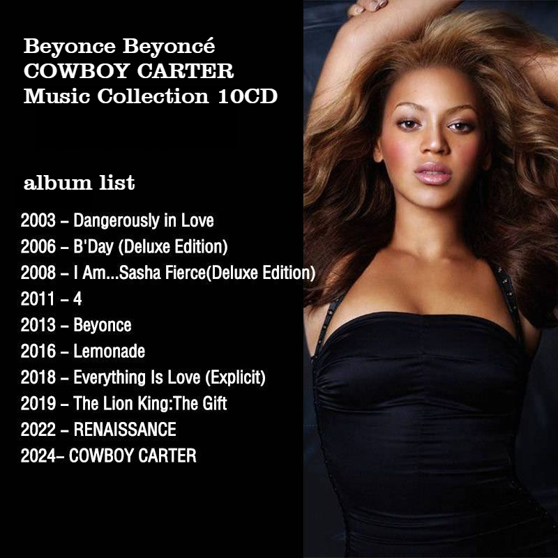 Beyonce 10CD Müzik Albüm Kolek - Audio Music Of incelemesi ve fiyatı