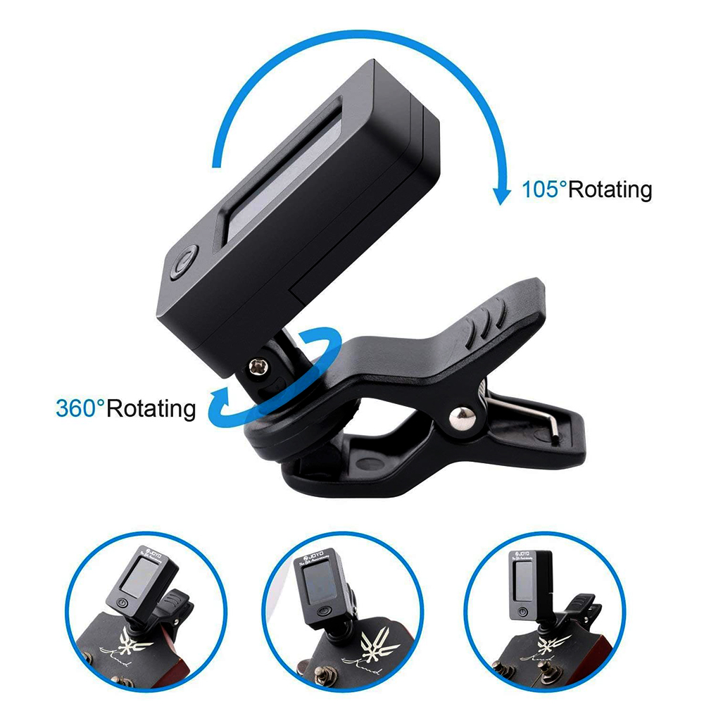 JOYO Gitar Tuner JT-01 360 Der - Guitar Tuner Clip incelemesi ve fiyatı