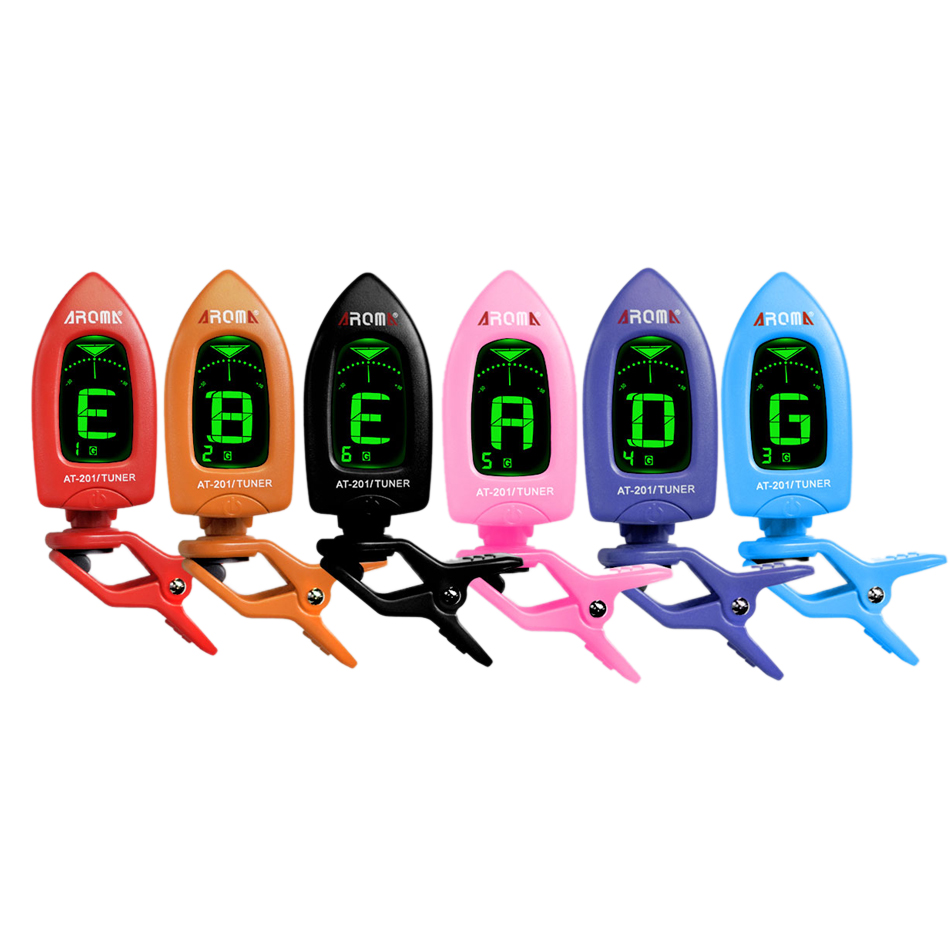 Aroma AT-201 dijital gitar Tun - Guitar Tuner Clip incelemesi ve fiyatı