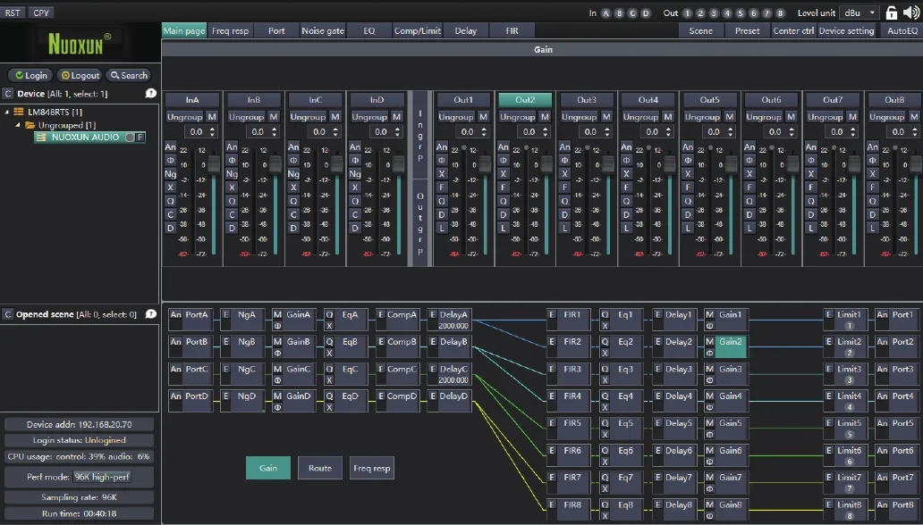 Sıcak Satış 4 giriş 8 çıkış DS - Audio Music Software incelemesi ve fiyatı